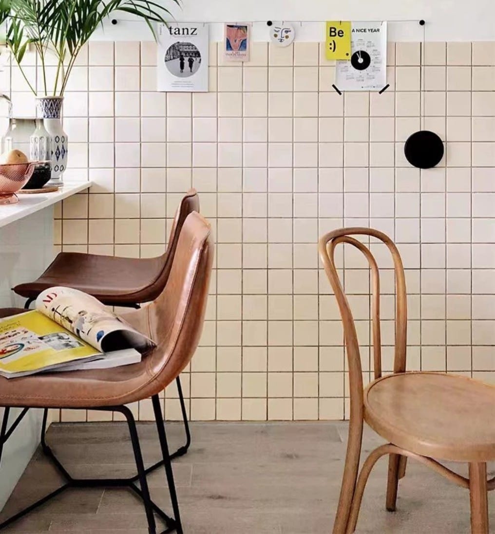 โมเสค TIMELESS TILES รุ่น 3X3 SQUARE MOSAIC TILES ขนาด 30X30 ซม. สีเบจ ผิวเงา_6